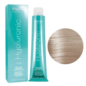 Крем-краска Kapous Hyaluronic HY 9.085 Очень светлый блондин пастельный розовый 100 мл