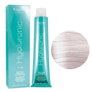 Крем-краска Kapous Hyaluronic HY 9.2 Очень светлый блондин фиолетовый 100 мл
