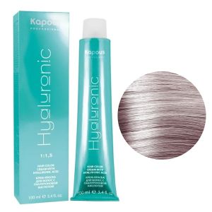 Крем-краска Kapous Hyaluronic HY 9.21 Очень светлый блондин фиолетовый пепельный 100 мл