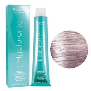 Крем-краска Kapous Hyaluronic HY 9.26 Очень светлый блондин фиолетовый красный 100 мл