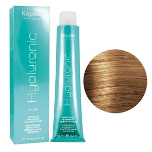 Крем-краска Kapous Hyaluronic HY 9.8 Очень светлый блондин корица 100 мл