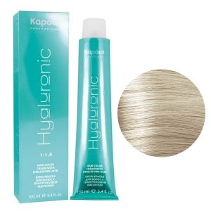 Специальный блонд осветляющий Kapous Hyaluronic HY 901 пепельный 100 мл