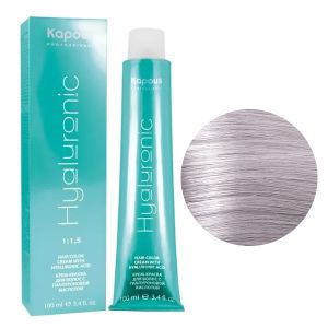 Специальный блонд осветляющий Kapous Hyaluronic HY 911 серебристый пепельный 100 мл