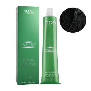 Крем-краска Kapous «Studio Professional» S 1.0 черный 100 мл