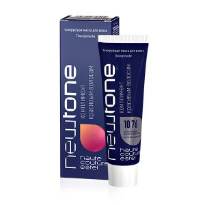Тонирующая маска для волос NewTone Estel 10/76 светлый блондин коричнево-фиолетовый 60 мл