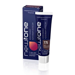 Тонирующая маска для волос NewTone Estel 7/75 русый коричнево-красный 60 мл