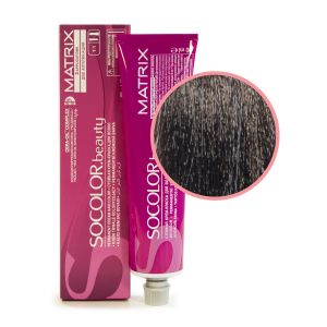 Крем-краска Matrix Socolor Beauty. 5AV Светлый шатен пепельно-перламутровый 90 мл