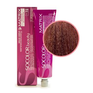 Крем-краска Matrix Socolor Beauty. 7RR+ Блондин глубокий красный 90 мл