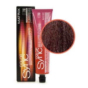 Крем-краска Matrix Color Sync. 5RR+ Светлый шатен глубокий красный 90 мл