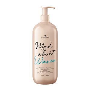 Безсульфатный шампунь для волнистых волос Schwarzkopf Mad About Waves Sulfate Free Cleanser 1000 мл