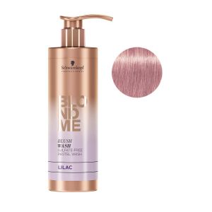 Бессульфатный смываемый тонер БлондМи BlondMe Blush Wash. Сирень 250 мл