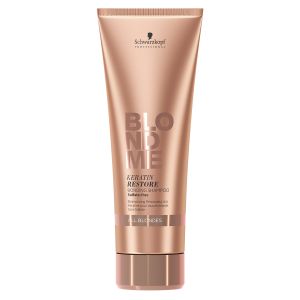 Бондинг-шампунь кератиновое восстановление для волос блонд BlondMe Keratin Restore Bonding Shampoo 250 мл