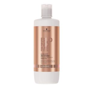 Бондинг-шампунь кератиновое восстановление для волос блонд BlondMe Keratin Restore Bonding Shampoo 1000 мл