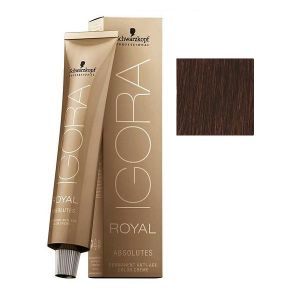 Крем-краска для седых волос Igora Royal Absolutes. 5-70 светлый коричневый медный натуральный 60 мл