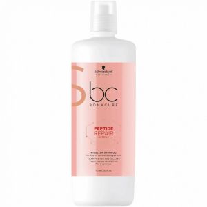 Мицеллярный шампунь для нормальных и тонких поврежденных волос Bonacure Peptide Repair Rescue Micellar Shampoo 1000 мл