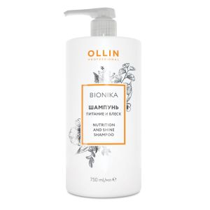 Шампунь "Питание и блеск" Bionika Nutrition And Shine Shampoo 750 мл