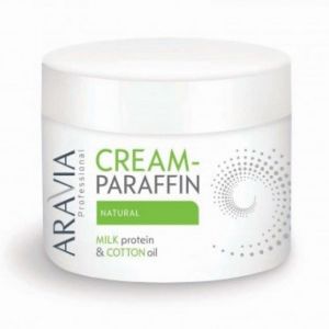 Крем-парафин "Натуральный" с молочными протеинами и маслом хлопка Cream-paraffin Natural 300 мл