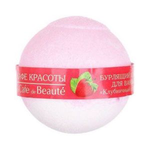 Бурлящий шарик для ванны Кафе Красоты Клубничный сорбет 120 г
