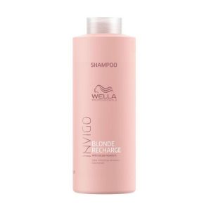 Шампунь-нейтрализатор желтизны для холодных светлых оттенков Invigo Blonde Recharge Color Refreshing Shampoo 1000 мл