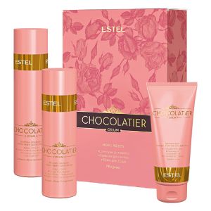 Набор More Roses Chocolatier (Шампунь розовый + Бальзам розовый + Крем для душа розовый) 250+200+200 мл