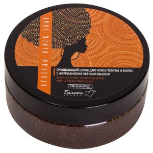 Скраб для кожи головы и волос Очищающий African Black Soap 200 г