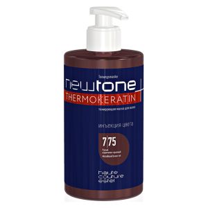 Тонирующая маска для волос NewTone Estel 7/75 русый коричнево-красный 435 мл