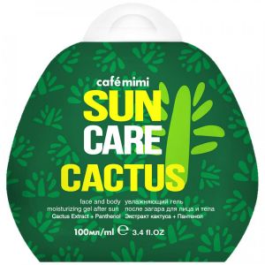 Гель увлажняющий после загара для лица и тела Cactus 100 мл