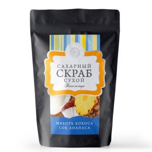 Сухой сахарный скраб для тела Пина Колада 250 г